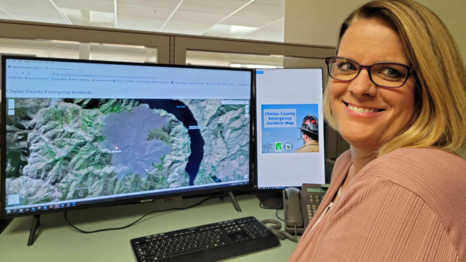 GIS tech creates emergency incidents map for wildfire response