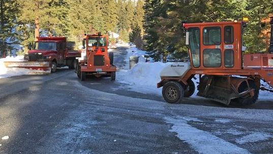 County brooms Mission Ridge Road after reports of some tar on vehicles